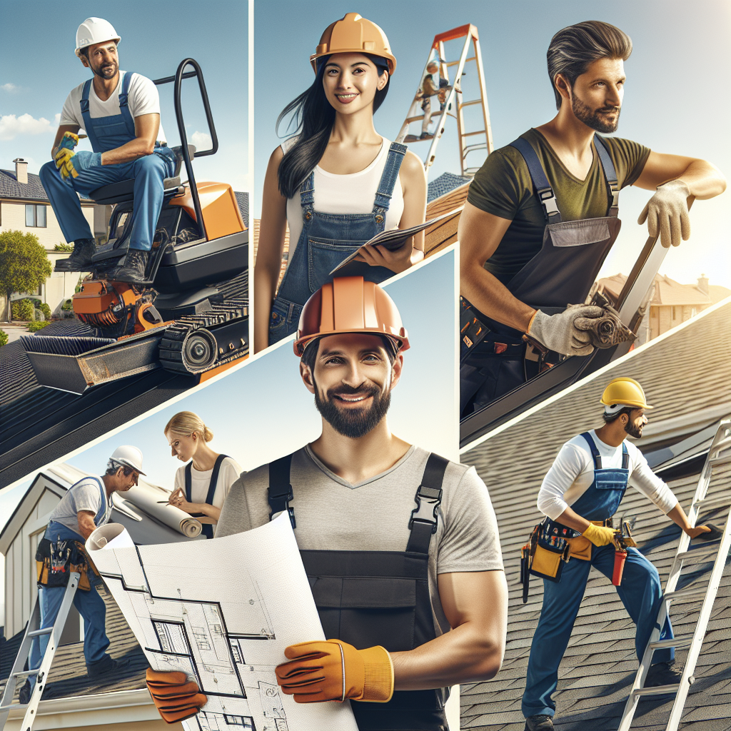 High-quality roof repair service with professional team and equipment
